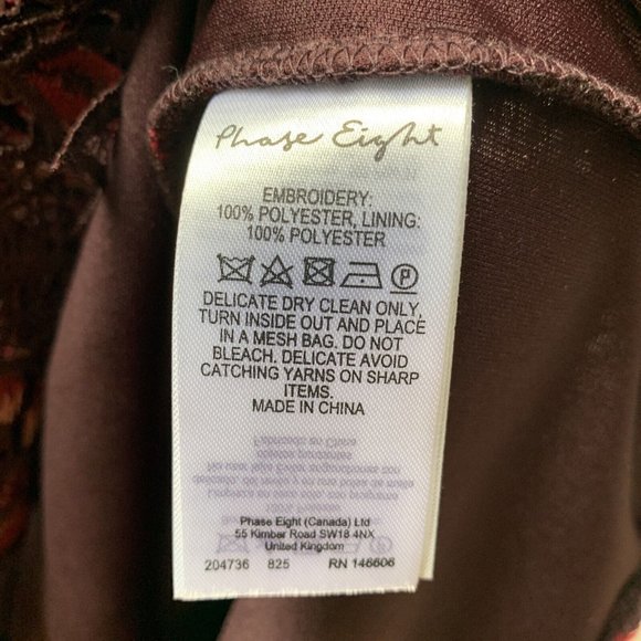 Phase Eight Occasion Midi Dress UK 18 Lace Overlay Wedding Guest Party New £169 - Picture 14 of 14